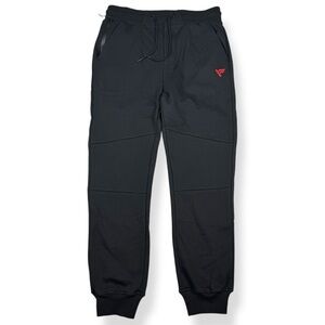 Fuerza Fleece Joggers Mens Medium Black Drawstring Pockets